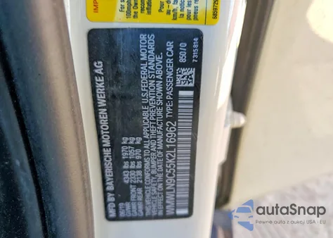 2019 Mini Cooper S Clubman z USA, uszkodzony, nr VIN WMWLN9C55K2L16962